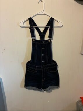 GUESS Short Overalls with Button Front